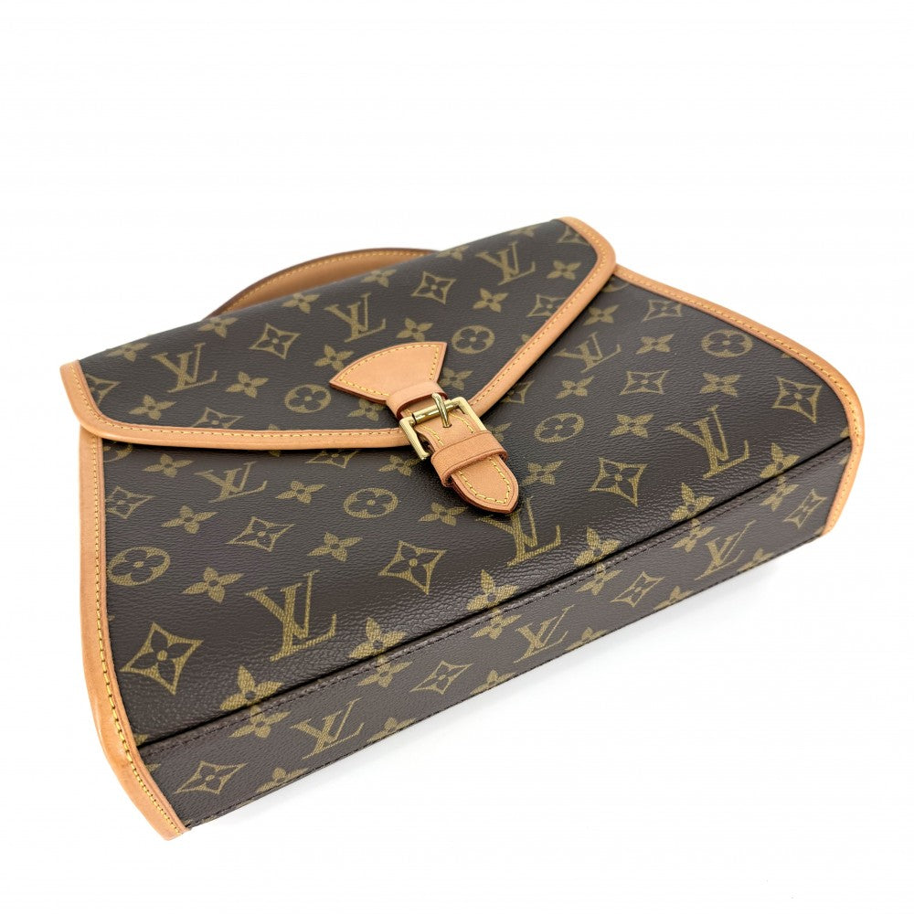 LOUIS VUITTON ルイヴィトン 2WAY ベルエア ハンドバッグ ショルダーバッグ M51122 モノグラムキャンバス ブラウン 茶 ゴールド金具 レディース【中古品】