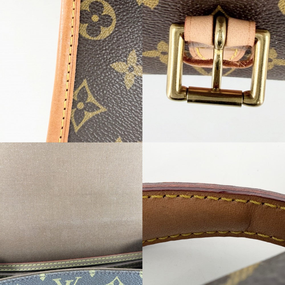 LOUIS VUITTON ルイヴィトン 2WAY ベルエア ハンドバッグ ショルダーバッグ M51122 モノグラムキャンバス ブラウン 茶 ゴールド金具 レディース【中古品】