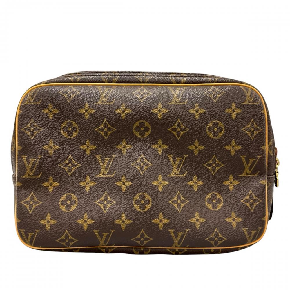 LOUIS VUITTON ルイヴィトン ショルダーバッグ リポーターPM M45254 モノグラムキャンバス ブラウン 茶 ゴールド金具 ユニセックス【中古品】