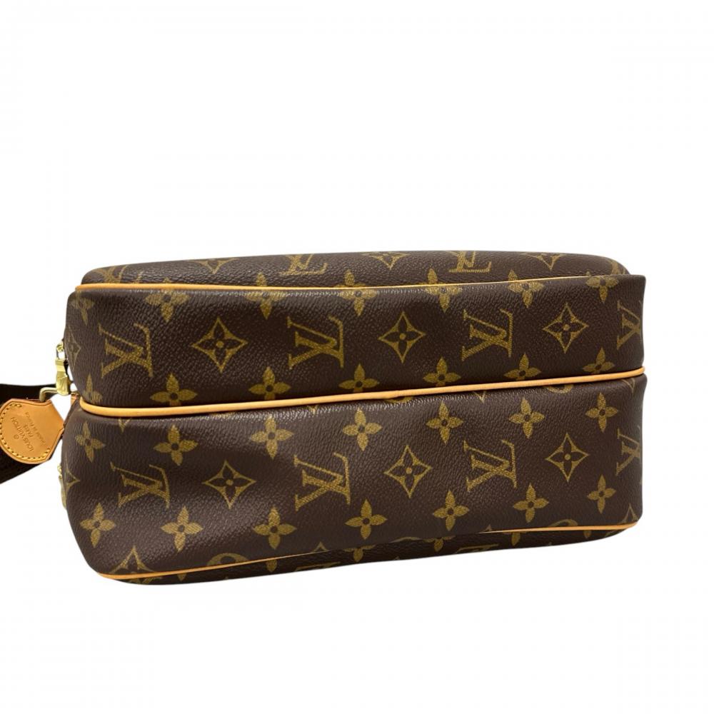 LOUIS VUITTON ルイヴィトン ショルダーバッグ リポーターPM M45254 モノグラムキャンバス ブラウン 茶 ゴールド金具 ユニセックス【中古品】