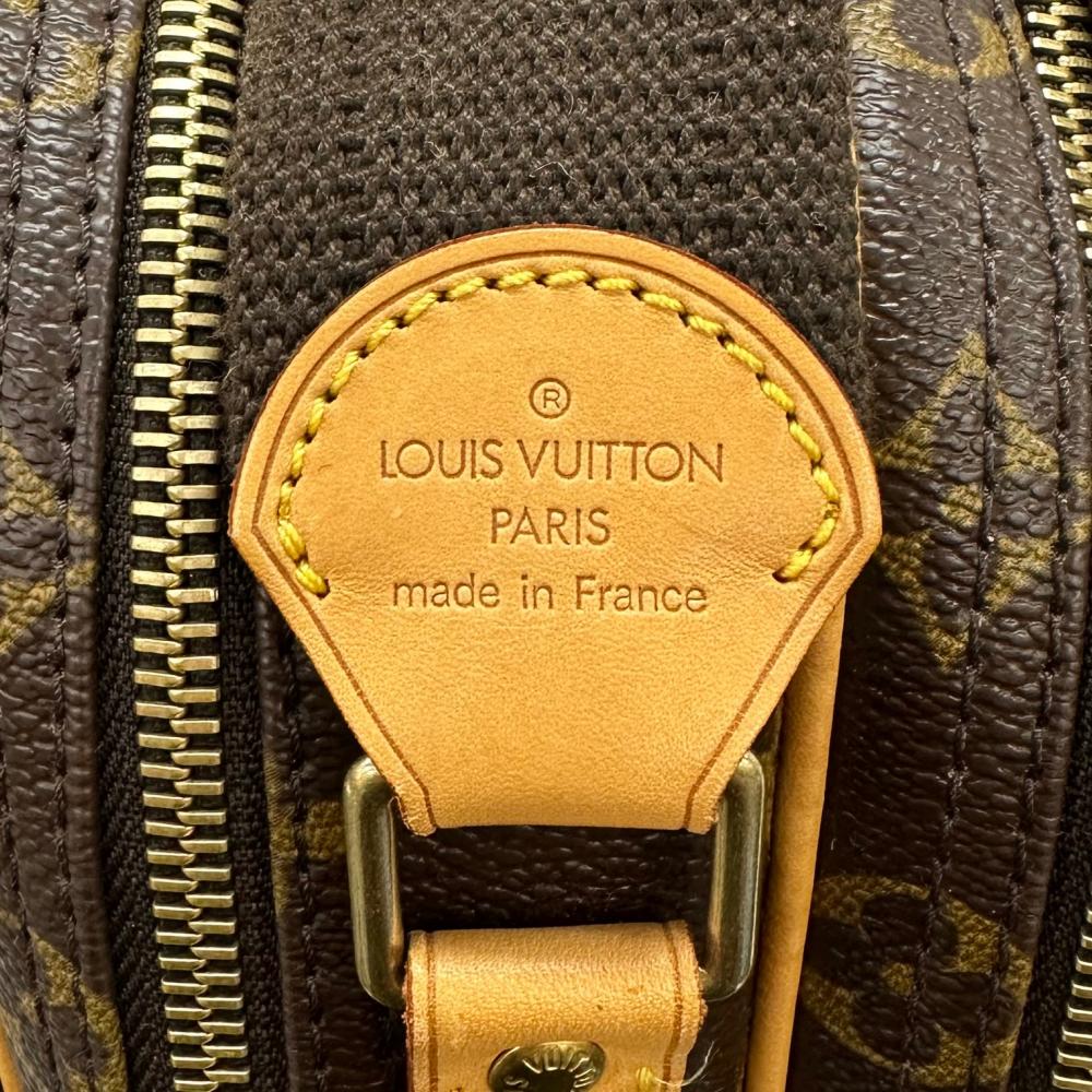 LOUIS VUITTON ルイヴィトン ショルダーバッグ リポーターPM M45254 モノグラムキャンバス ブラウン 茶 ゴールド金具 ユニセックス【中古品】