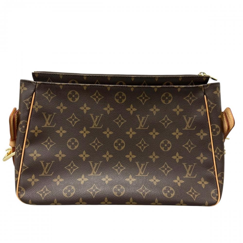 LOUIS VUITTON ルイヴィトン ショルダーバッグ ヴィバシテGM ワンショルダー M51163 モノグラムキャンバス ブラウン 茶 ゴールド金具 レディース【中古品】