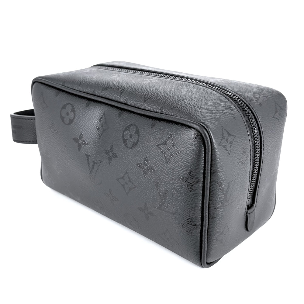 LOUIS VUITTON ルイヴィトン ハンドバッグ モノグラム・ミッドナイトキャンバス ロッカードップ・キット クラッチバッグ M26810 ブラック 黒 ブラック金具 メンズ【中古品】