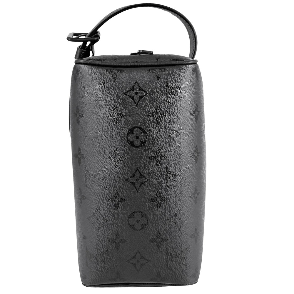 LOUIS VUITTON ルイヴィトン ハンドバッグ モノグラム・ミッドナイトキャンバス ロッカードップ・キット クラッチバッグ M26810 ブラック 黒 ブラック金具 メンズ【中古品】