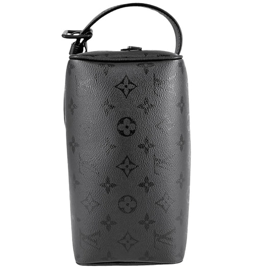 LOUIS VUITTON ルイヴィトン ハンドバッグ モノグラム・ミッドナイトキャンバス ロッカードップ・キット クラッチバッグ M26810 ブラック 黒 ブラック金具 メンズ【中古品】
