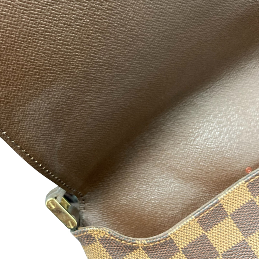 LOUIS VUITTON ルイヴィトン ショルダーバッグ ダミエ ミュゼットサルサ ショートショルダー Musette Salsa N51260 PVC ブラウン 茶 ゴールド金具 レディース【中古品】