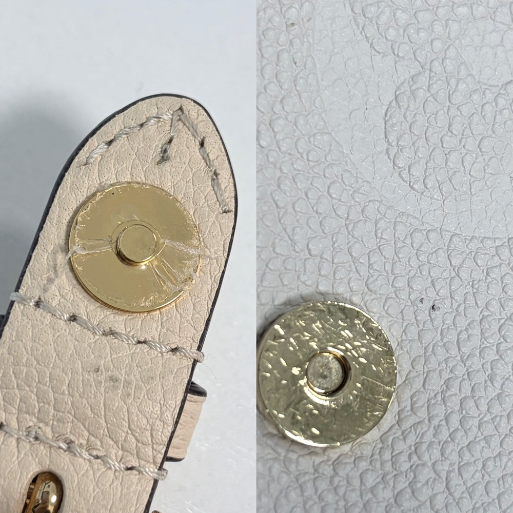 LOUIS VUITTON ルイヴィトン 2WAY ディアヌ ハンドバッグ ショルダーバッグ モノグラムアンプラント M46388 レザー アイボリー ゴールド金具 レディース【中古品】