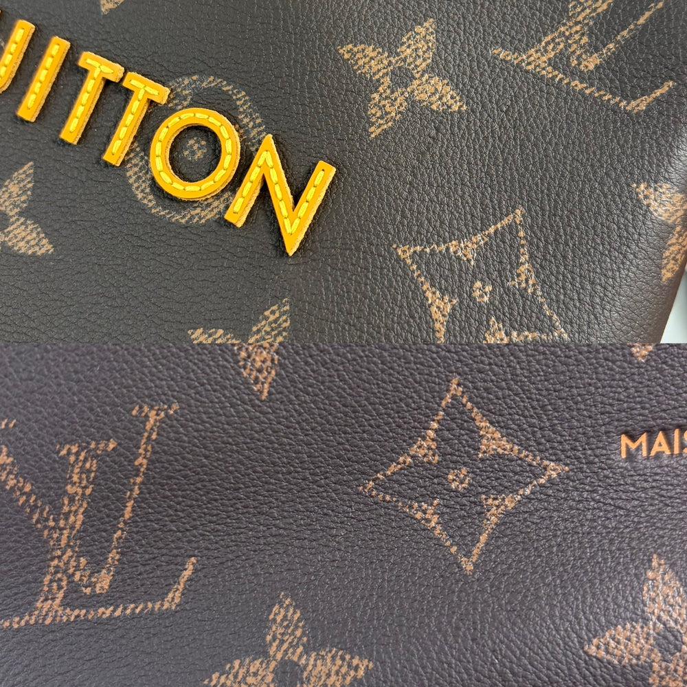 LOUIS VUITTON ルイヴィトン 2WAY モノグラム ハンドバッグ ショルダーバッグ ショッピングバッグ M27019 モノグラムキャンバス ブラウン 茶 ゴールド金具 レディース【中古品】