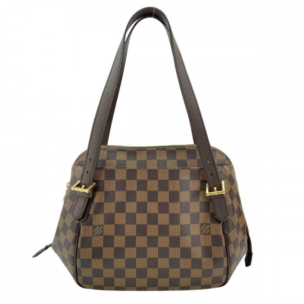 LOUIS VUITTON ルイヴィトン ショルダーバッグ ダミエ ベレムMM ショルダーバッグ N51174 ブラウン 茶 ベージュ ゴールド金具 レディース【中古品】