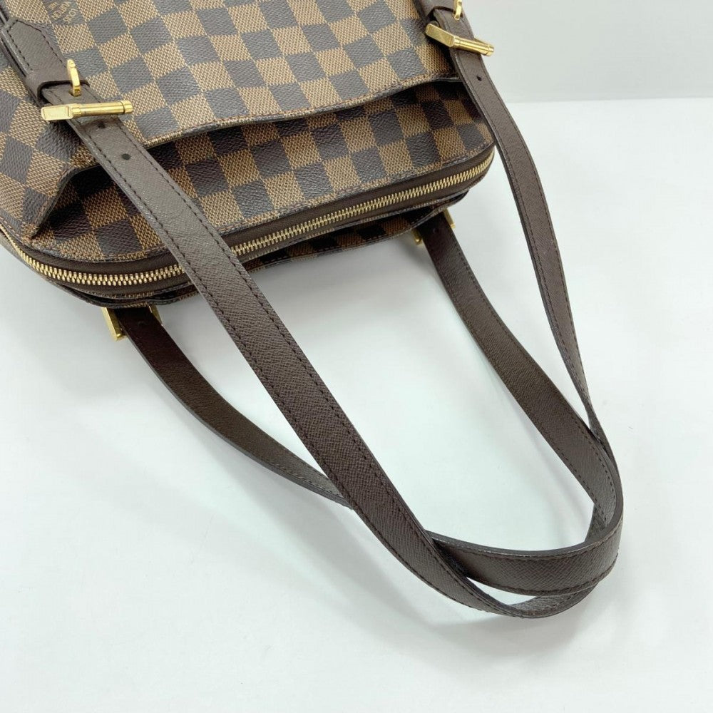 LOUIS VUITTON ルイヴィトン ショルダーバッグ ダミエ ベレムMM ショルダーバッグ N51174 ブラウン 茶 ベージュ ゴールド金具 レディース【中古品】