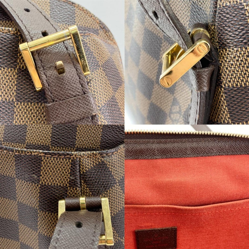 LOUIS VUITTON ルイヴィトン ショルダーバッグ ダミエ ベレムMM ショルダーバッグ N51174 ブラウン 茶 ベージュ ゴールド金具 レディース【中古品】
