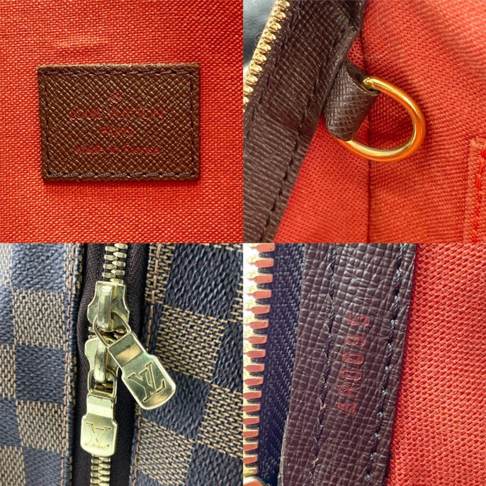 LOUIS VUITTON ルイヴィトン ショルダーバッグ ダミエ ベレムMM ショルダーバッグ N51174 ブラウン 茶 ベージュ ゴールド金具 レディース【中古品】