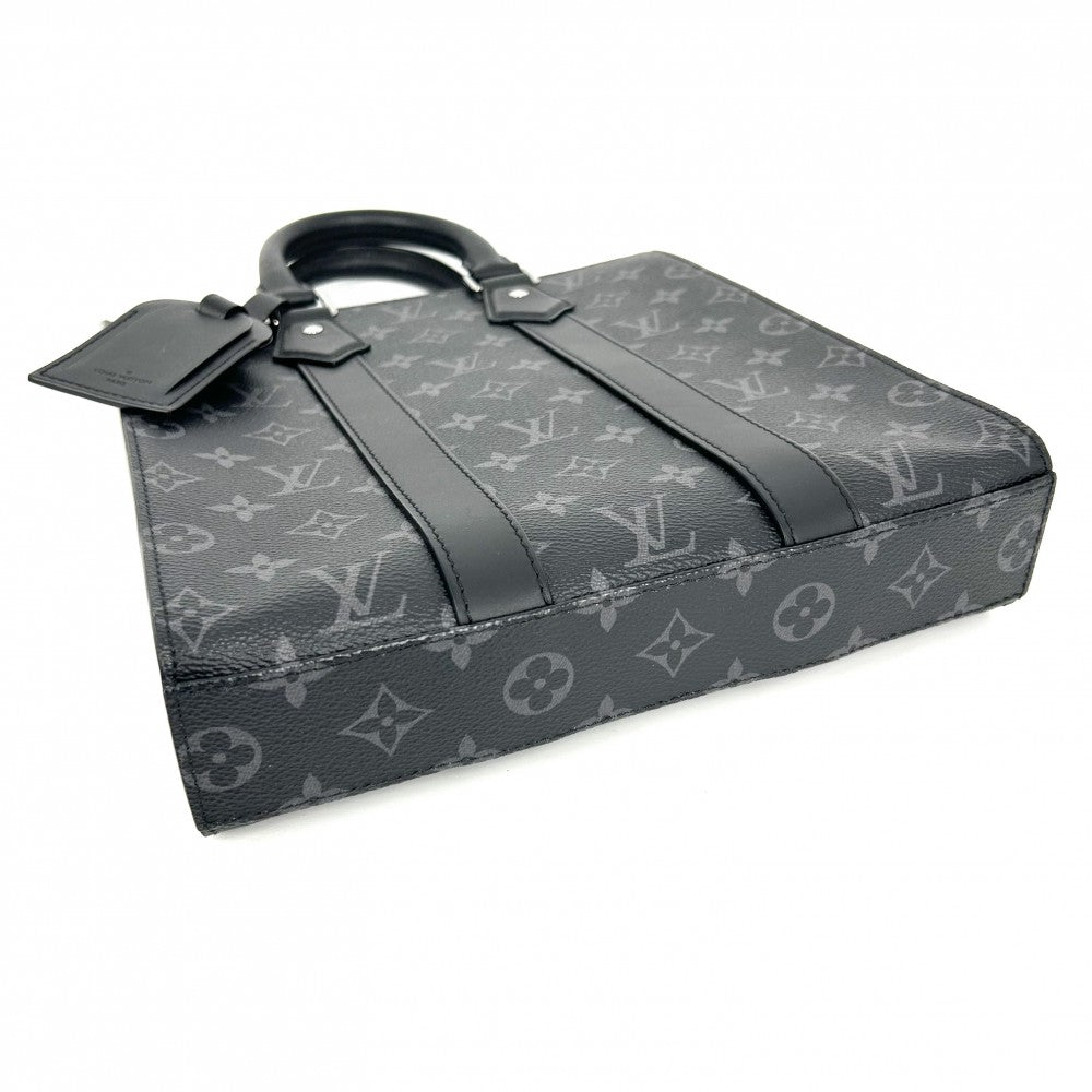 【開店SALE】 LOUIS VUITTON ルイヴィトン 2WAY モノグラムエクリプス サックプラクロス ハンドバッグ ショルダーバッグ ブラック 黒 かばん 鞄 M46098 ノワール シルバー金具 メンズ【中古品】