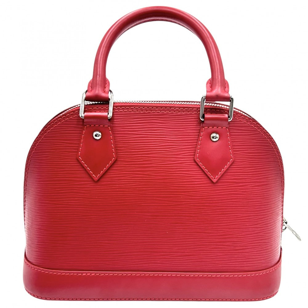 【開店SALE】 LOUIS VUITTON ルイヴィトン 2WAY エピ アルマBB ハンドバッグ ショルダーバッグ 小さめ ミニバッグ レッド 赤 かばん 鞄 M40850 カーマイン シルバー金具 レディース【中古品】