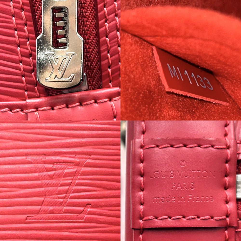 【開店SALE】 LOUIS VUITTON ルイヴィトン 2WAY エピ アルマBB ハンドバッグ ショルダーバッグ 小さめ ミニバッグ レッド 赤 かばん 鞄 M40850 カーマイン シルバー金具 レディース【中古品】