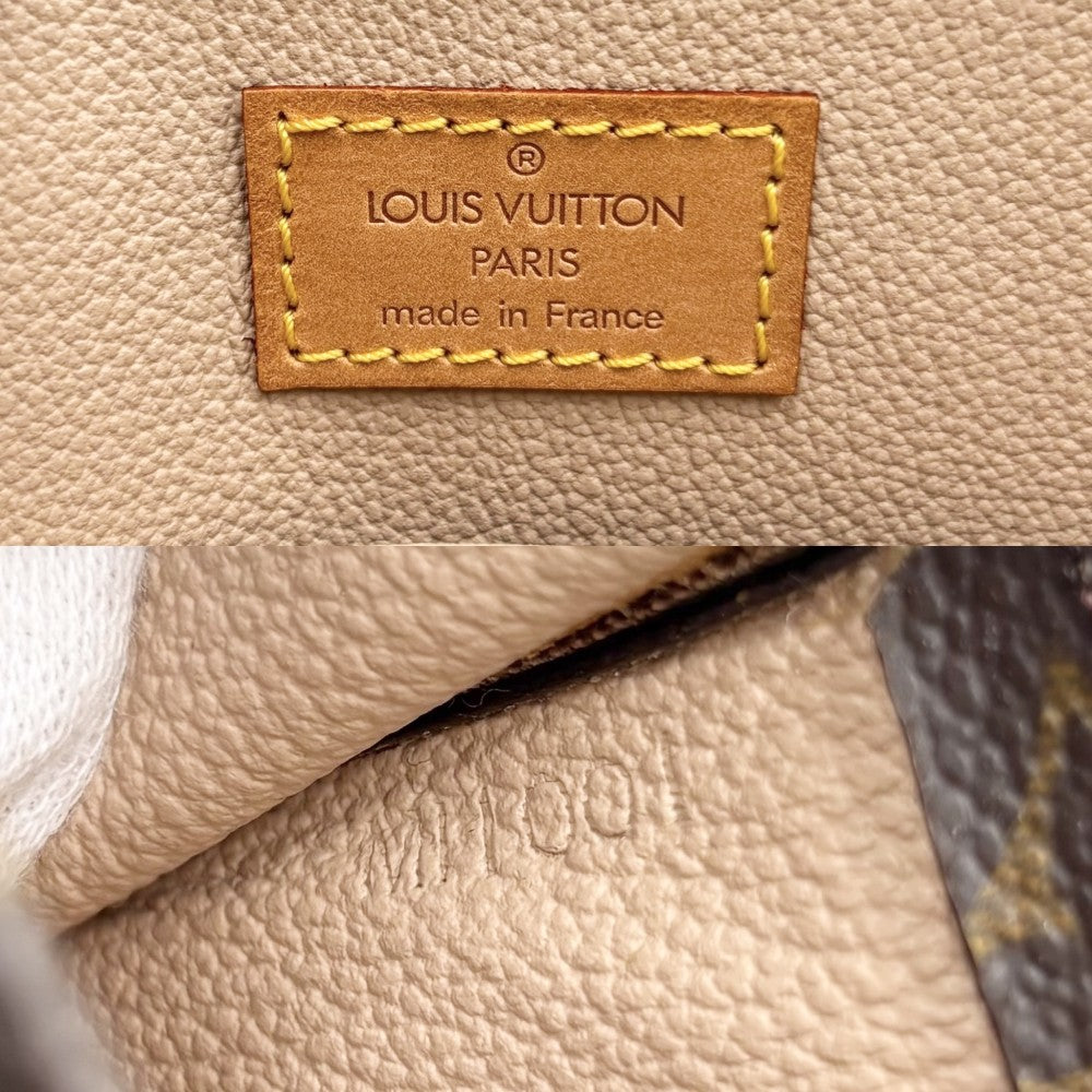 【開店SALE】 LOUIS VUITTON ルイヴィトン トートバッグ モノグラム サックプラ ハンドバッグ ビジネスバッグ Sac Plat かばん 鞄 M51140 ブラウン 茶 ゴールド金具 レディース【中古品】