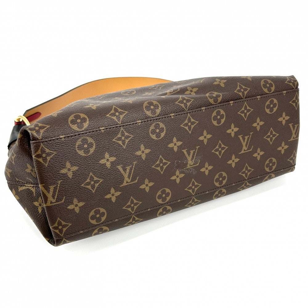 【開店SALE】 LOUIS VUITTON ルイヴィトン ハンドバッグ モノグラム テュイルリーホーボー ワンハンドバッグ 鞄 かばん M43154 ブラウン 茶 マルチカラー ゴールド金具 レディース【中古品】