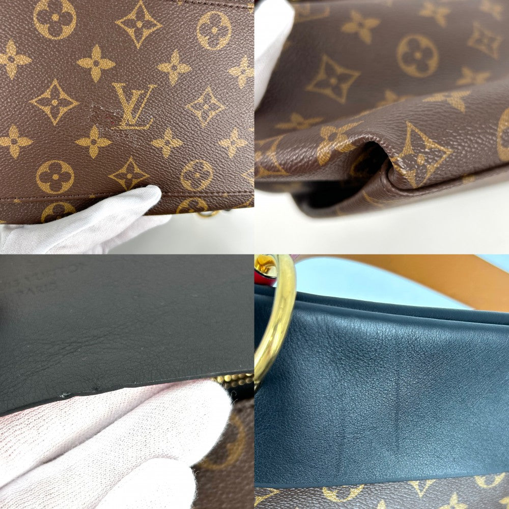 【開店SALE】 LOUIS VUITTON ルイヴィトン ハンドバッグ モノグラム テュイルリーホーボー ワンハンドバッグ 鞄 かばん M43154 ブラウン 茶 マルチカラー ゴールド金具 レディース【中古品】