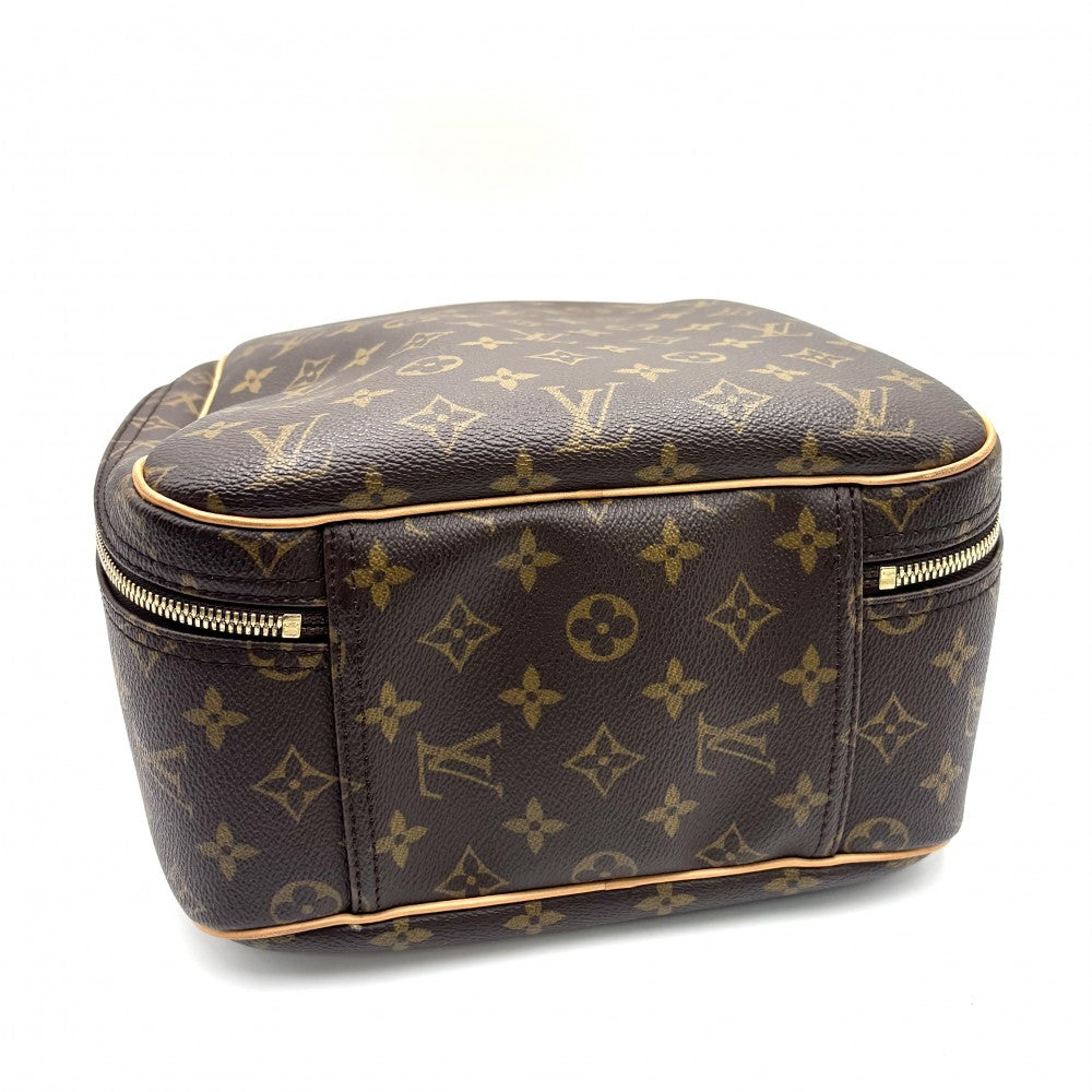 【開店SALE】 LOUIS VUITTON ルイヴィトン ハンドバッグ モノグラム エクスキュルシオン シューズバッグ 鞄 かばん M41450 ブラウン 茶 ゴールド金具 レディース【中古品】