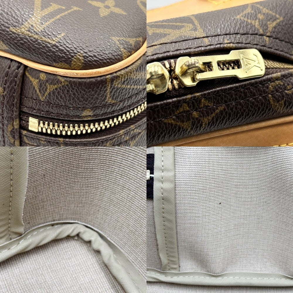 【開店SALE】 LOUIS VUITTON ルイヴィトン ハンドバッグ モノグラム エクスキュルシオン シューズバッグ 鞄 かばん M41450 ブラウン 茶 ゴールド金具 レディース【中古品】