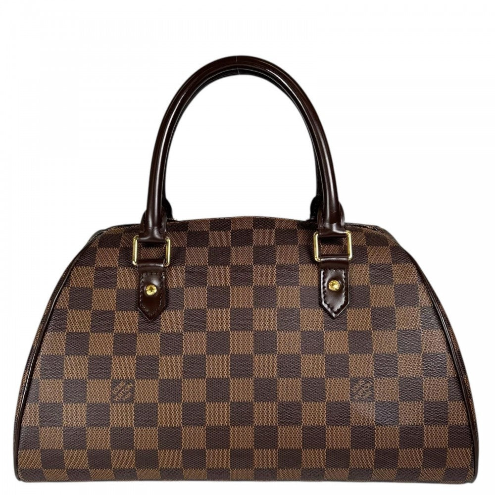 LOUIS VUITTON ルイヴィトン ハンドバッグ ﾘﾍﾞﾗMM N41434 ダミエキャンバス ブラウン 茶 ゴールド金具 レディース【中古品】