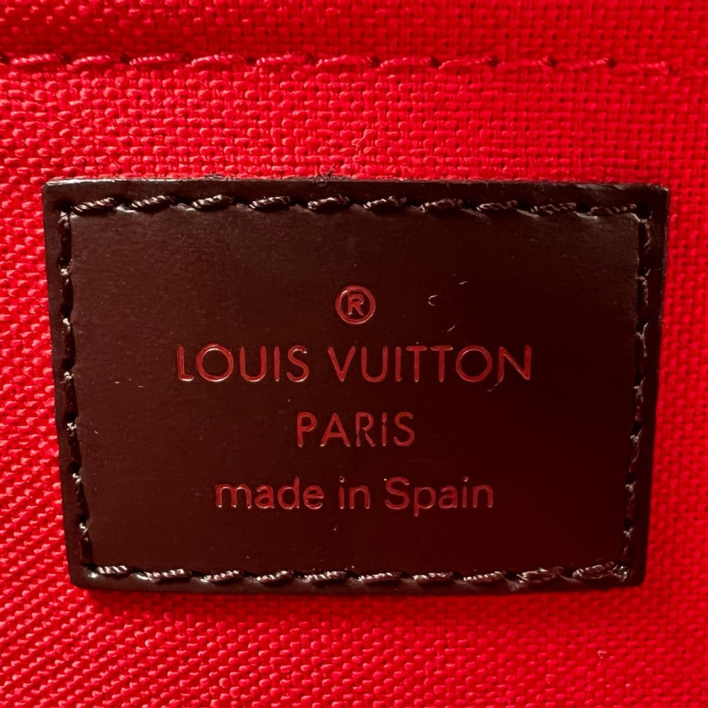 LOUIS VUITTON ルイヴィトン ハンドバッグ ﾘﾍﾞﾗMM N41434 ダミエキャンバス ブラウン 茶 ゴールド金具 レディース【中古品】