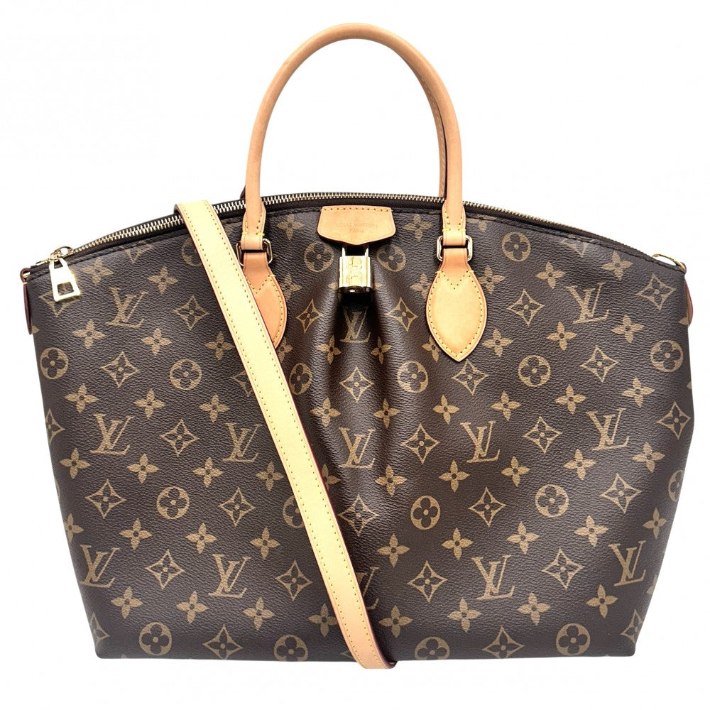 LOUIS VUITTON ルイヴィトン 2WAY ボエシNM MM ハンドバッグ ショルダーバッグ 鞄 かばん M45987 モノグラムキャンバス ブラウン 茶 ゴールド金具 レディース【中古品】