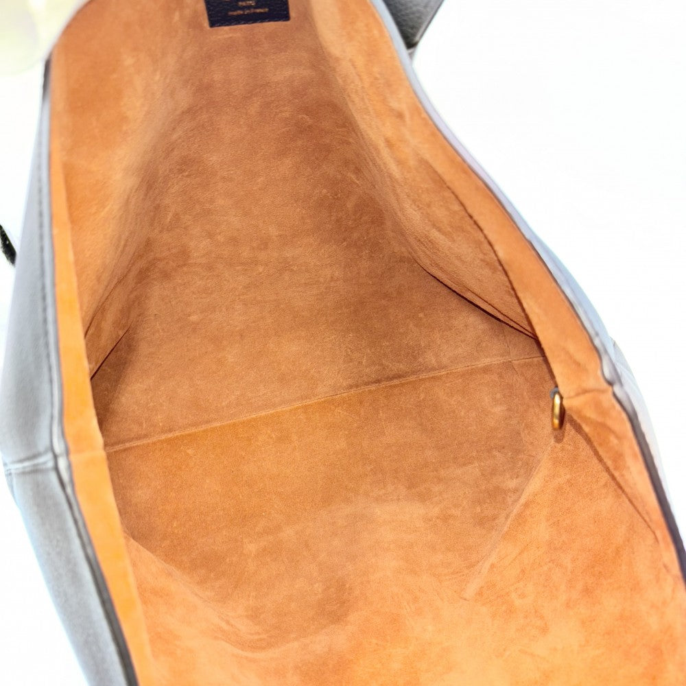 LOUIS VUITTON ルイヴィトン トートバッグ ロウキー・カバMM ハンドバッグ A4対応 かばん 鞄 ブラック M25341 レザー ノワール ゴールド金具 メンズ【中古品】