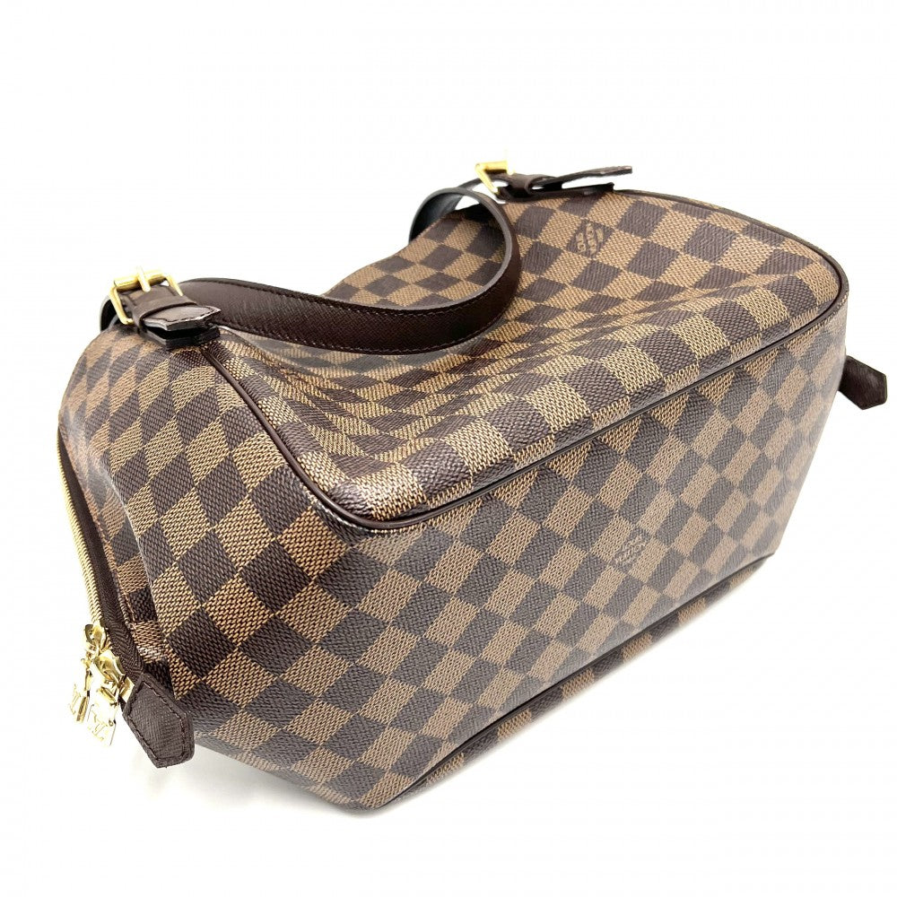 【開店SALE】 LOUIS VUITTON ルイヴィトン ハンドバッグ ダミエ ベレムMM N51174 ダミエキャンバス ブラウン 茶 ゴールド金具 レディース【中古品】