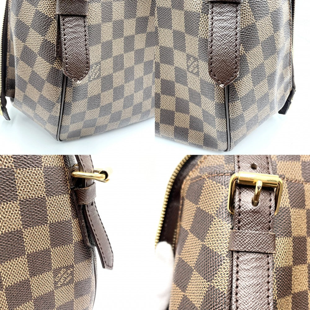 【開店SALE】 LOUIS VUITTON ルイヴィトン ハンドバッグ ダミエ ベレムMM N51174 ダミエキャンバス ブラウン 茶 ゴールド金具 レディース【中古品】