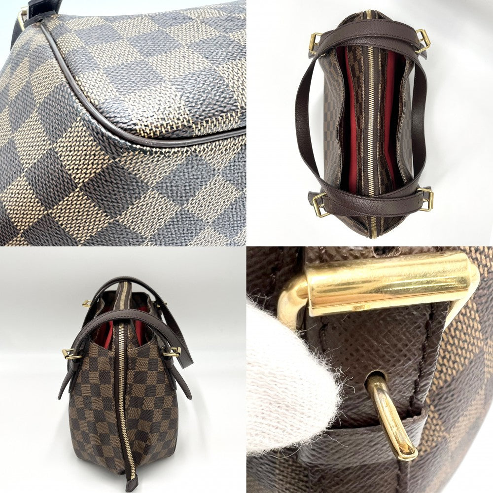 【開店SALE】 LOUIS VUITTON ルイヴィトン ハンドバッグ ダミエ ベレムMM N51174 ダミエキャンバス ブラウン 茶 ゴールド金具 レディース【中古品】