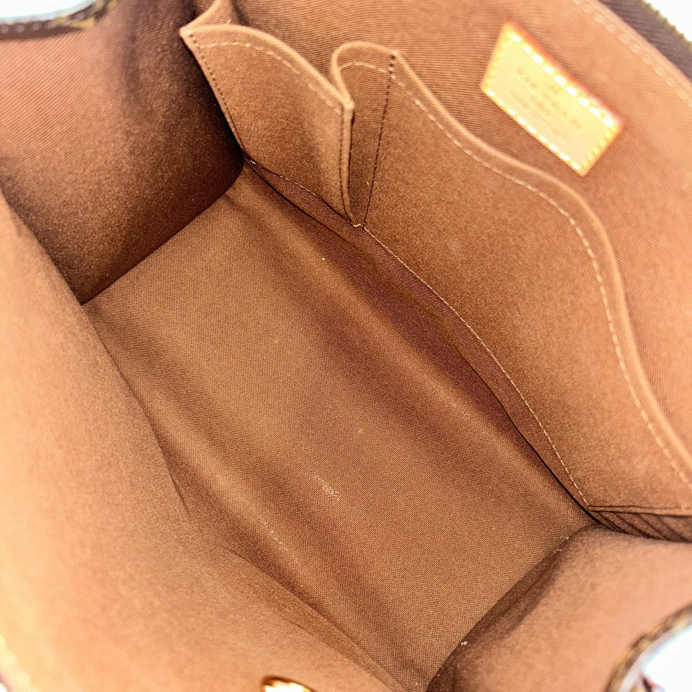 【開店SALE】 LOUIS VUITTON ルイヴィトン ハンドバッグ モノグラム ポパンクール・オ トートバッグ 鞄 かばん M40007 ブラウン 茶 ゴールド金具 レディース【中古品】