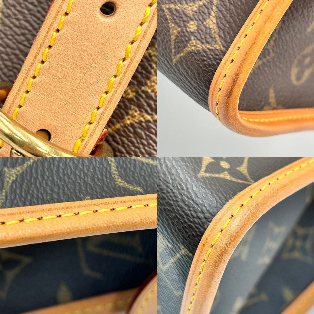 【開店SALE】 LOUIS VUITTON ルイヴィトン ハンドバッグ モノグラム ポパンクール・オ トートバッグ 鞄 かばん M40007 ブラウン 茶 ゴールド金具 レディース【中古品】
