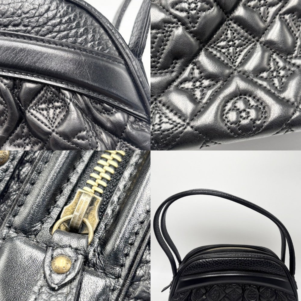 【開店SALE】 LOUIS VUITTON ルイヴィトン ハンドバッグ モノグラムヴィエンナ クララ M95105 ブラック 黒 ゴールド金具 レディース【中古品】