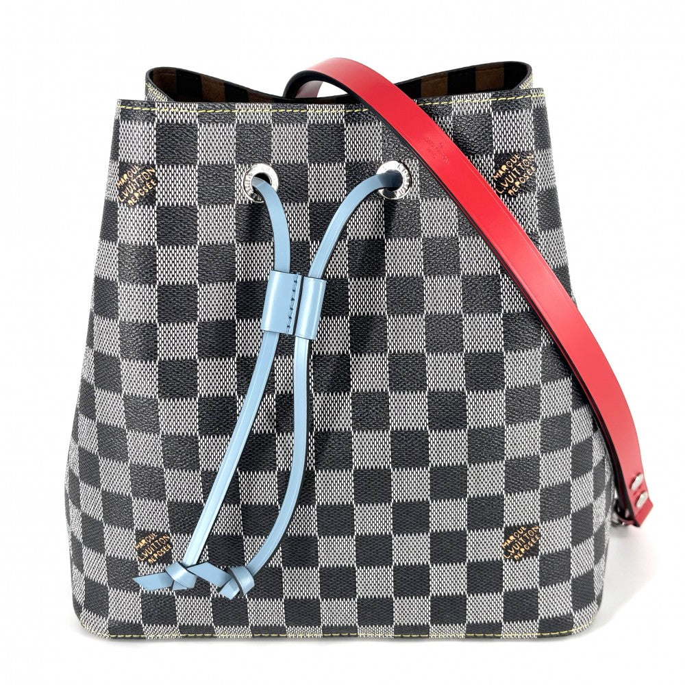 LOUIS VUITTON ルイヴィトン ショルダーバッグ ダミエ ネオノエ N40229 ブラック 黒 グレー シルバー金具 レディース【中古品】