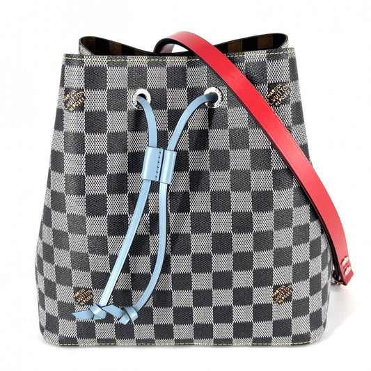 LOUIS VUITTON ルイヴィトン ショルダーバッグ ダミエ ネオノエ N40229 ブラック 黒 グレー シルバー金具 レディース【中古品】