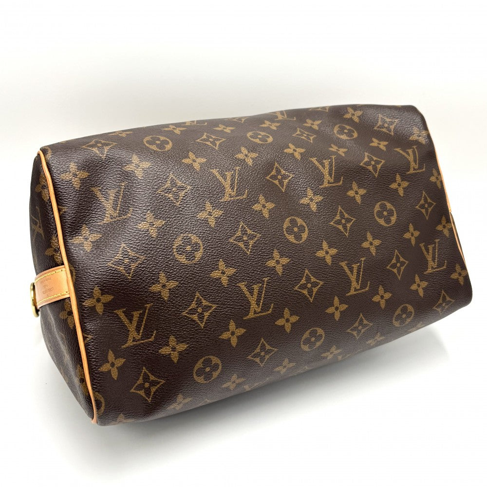 【開店SALE】 LOUIS VUITTON ルイヴィトン 2WAY スピーディバンドリエール30 ミニボストンバッグ ショルダーバッグ speedy 30 ハンドバッグ 鞄 かばん M41112 モノグラムキャンバス ブラウン 茶 ゴールド金具 レディース【中古品】