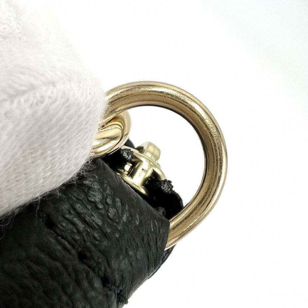 LOUIS VUITTON ルイヴィトン ハンドバッグ ミニ ポシェット アクセソワール バイカラー アクセサリーポーチ M80732 モノグラムアンプラント ブラック 黒 ゴールド金具 レディース【中古品】