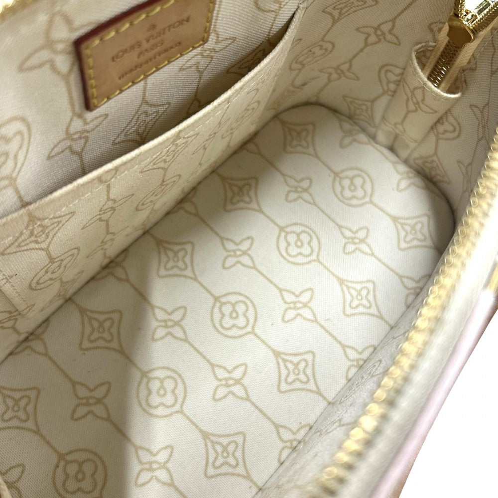 LOUIS VUITTON ルイヴィトン 2WAY ノーティカルコレクション アルマBB ハンドバッグ ショルダーバッグ N40472 ダミエアズールキャンバス ホワイト 白 ベージュ ゴールド金具 レディース【中古品】
