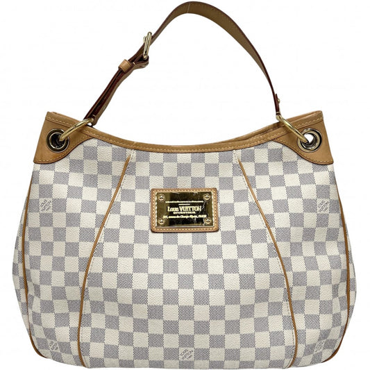 LOUIS VUITTON ルイヴィトン ショルダーバッグ ガリエラPM ハンドバッグ ワンショルダーバッグ 鞄 かばん N55215 ダミエアズールキャンバス ホワイト 白 ゴールド金具 レディース【中古品】
