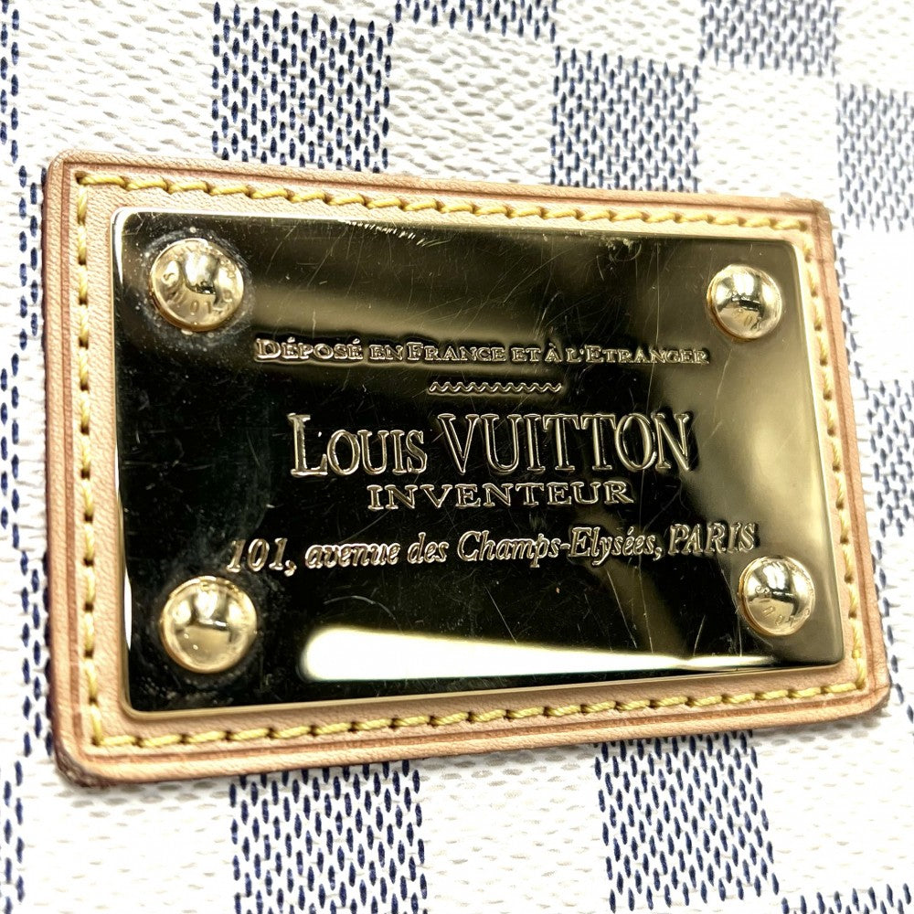 LOUIS VUITTON ルイヴィトン ショルダーバッグ ガリエラPM ハンドバッグ ワンショルダーバッグ 鞄 かばん N55215 ダミエアズールキャンバス ホワイト 白 ゴールド金具 レディース【中古品】