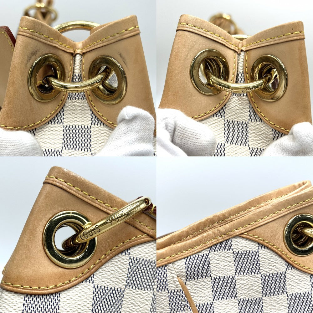 LOUIS VUITTON ルイヴィトン ショルダーバッグ ガリエラPM ハンドバッグ ワンショルダーバッグ 鞄 かばん N55215 ダミエアズールキャンバス ホワイト 白 ゴールド金具 レディース【中古品】
