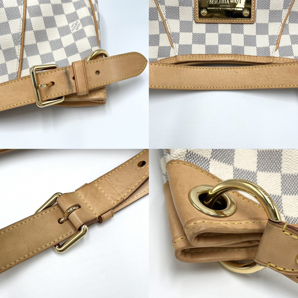 LOUIS VUITTON ルイヴィトン ショルダーバッグ ガリエラPM ハンドバッグ ワンショルダーバッグ 鞄 かばん N55215 ダミエアズールキャンバス ホワイト 白 ゴールド金具 レディース【中古品】