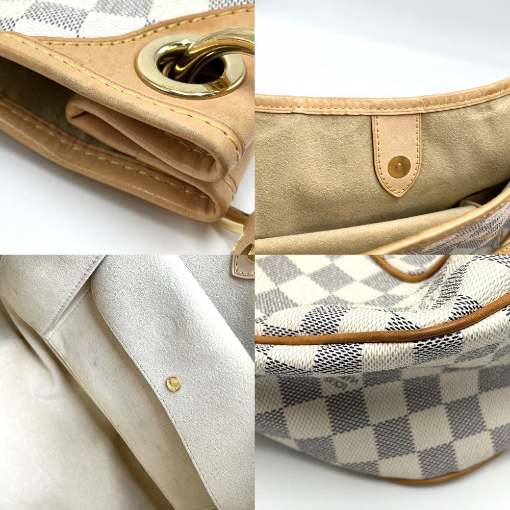 LOUIS VUITTON ルイヴィトン ショルダーバッグ ガリエラPM ハンドバッグ ワンショルダーバッグ 鞄 かばん N55215 ダミエアズールキャンバス ホワイト 白 ゴールド金具 レディース【中古品】