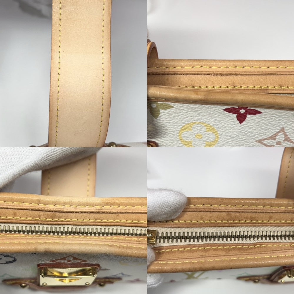 LOUIS VUITTON ルイヴィトン 2WAY モノブラムマルチカラー シャーリー ショルダーバック クラッチバック M40049 ホワイト 白 ゴールド金具 レディース【中古品】