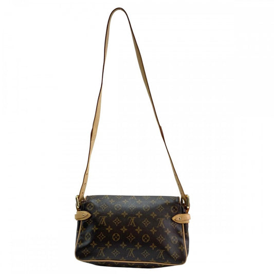 【開店SALE】 LOUIS VUITTON ルイヴィトン ショルダーバッグ ハドソンPM M40027 モノグラムキャンバス ブラウン 茶 ゴールド金具 レディース【中古品】