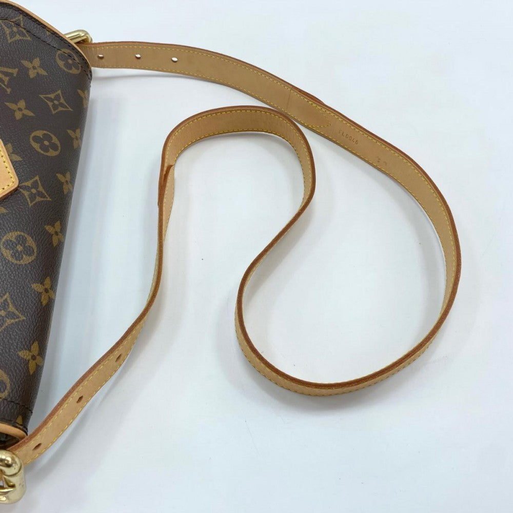 【開店SALE】 LOUIS VUITTON ルイヴィトン ショルダーバッグ ハドソンPM M40027 モノグラムキャンバス ブラウン 茶 ゴールド金具 レディース【中古品】