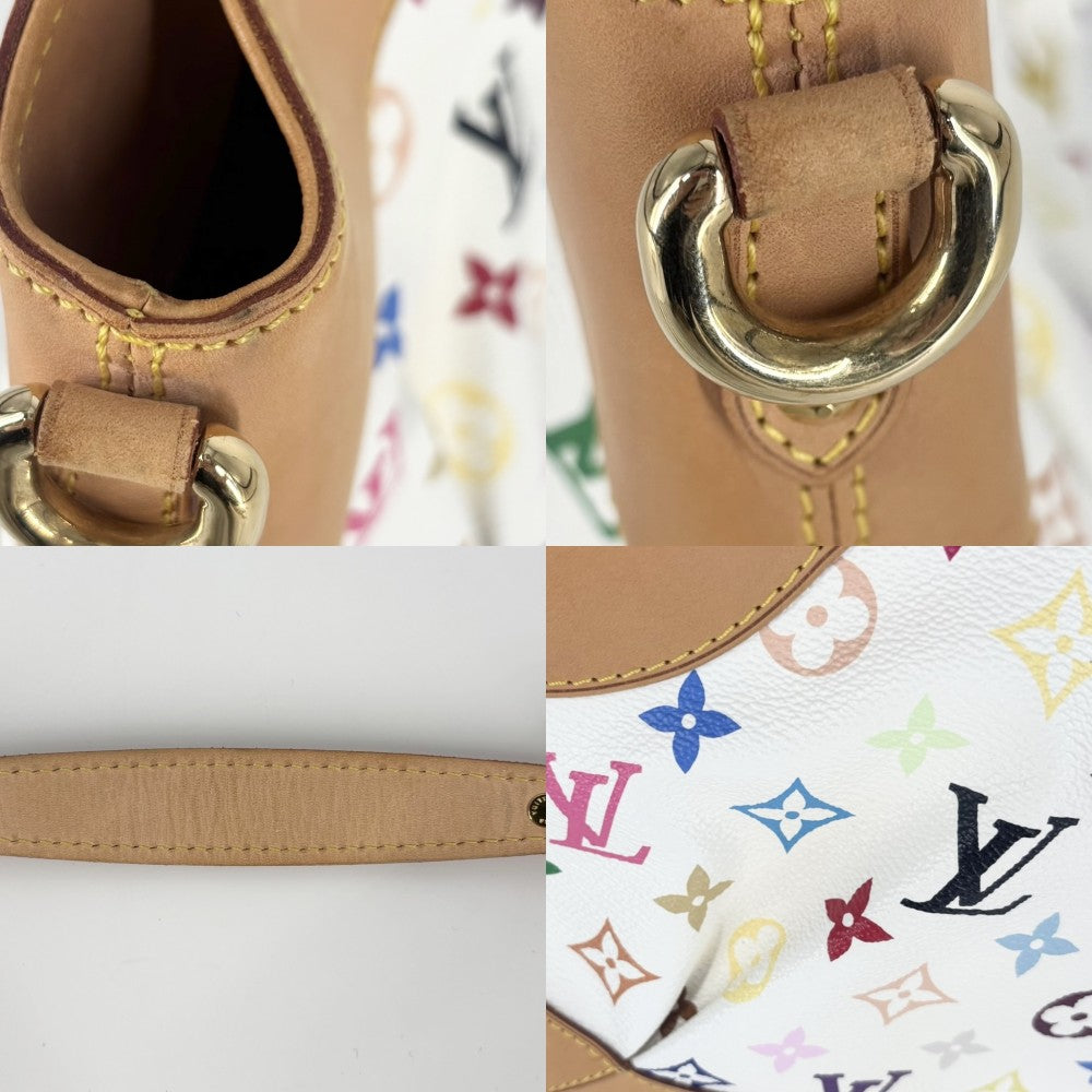 LOUIS VUITTON ルイヴィトン 2WAY ジュディMM セミショルダーバッグ ハンドバッグ ホワイト 白 M40255 モノグラムマルチカラー ブロン ゴールド金具 レディース【中古品】