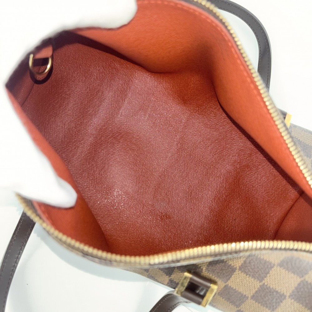 LOUIS VUITTON ルイヴィトン ハンドバッグ パピヨン30 かばん N51303 ダミエキャンバス ブラウン 茶 ゴールド金具 レディース【中古品】