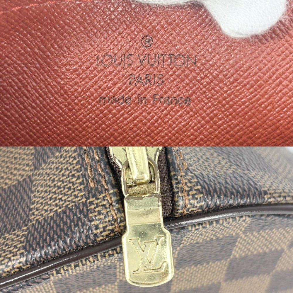 LOUIS VUITTON ルイヴィトン ハンドバッグ パピヨン30 かばん N51303 ダミエキャンバス ブラウン 茶 ゴールド金具 レディース【中古品】
